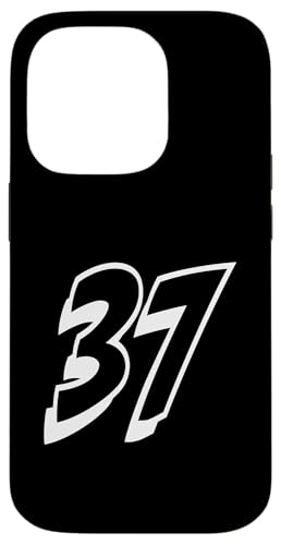 Nummer Thirty Seven #37 für Sportteam Uniform Event 37 Hülle für iPhone 14 Pro Nummer Thirty Seven #37 für Sportteam Uniform Event 37 Hülle für iPhone 14 Pro von Numbers for Sports Teams Uniform Events Birthdays
