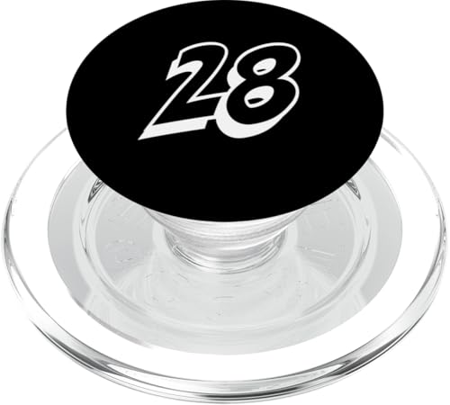 Nummer Twenty Eight #28 Sports Team Uniform PopSockets PopGrip für MagSafe Nummer Twenty Eight #28 Sports Team Uniform PopSockets PopGrip für MagSafe von Numbers for Sports Teams Uniform Events Birthdays