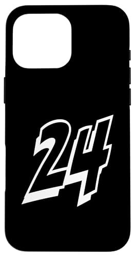 Nummer Twenty Four #24 für Sportteam Uniform Event 24 Hülle für iPhone 16 Pro Max Nummer Twenty Four #24 für Sportteam Uniform Event 24 Hülle für iPhone 16 Pro Max von Numbers for Sports Teams Uniform Events Birthdays