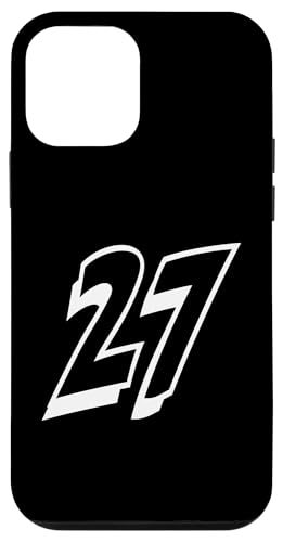 Nummer Twenty Seven #27 Sportmannschaftsuniform Hülle für iPhone 12 mini von Numbers for Sports Teams Uniform Events Birthdays