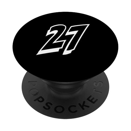 Nummer Twenty Seven #27 Sportmannschaftsuniform PopSockets Klebender PopGrip Nummer Twenty Seven #27 Sportmannschaftsuniform PopSockets Klebender PopGrip von Numbers for Sports Teams Uniform Events Birthdays