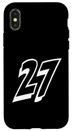 Nummer Twenty Seven #27 für Sportteam Uniform Event 27 Hülle für iPhone X/XS Nummer Twenty Seven #27 für Sportteam Uniform Event 27 Hülle für iPhone X/XS von Numbers for Sports Teams Uniform Events Birthdays