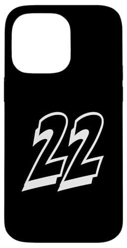 Nummer Twenty Two #22 Sports Team Uniform 22 Hülle für iPhone 14 Pro Max Nummer Twenty Two #22 Sports Team Uniform 22 Hülle für iPhone 14 Pro Max von Numbers for Sports Teams Uniform Events Birthdays