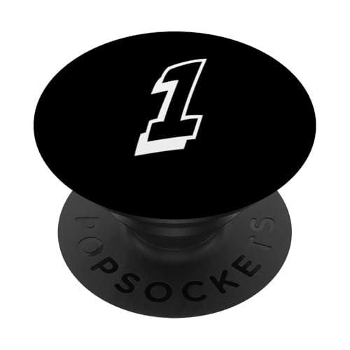 Nummer eins #1 Sportmann-Uniform 1 PopSockets Klebender PopGrip Nummer eins #1 Sportmann-Uniform 1 PopSockets Klebender PopGrip von Numbers for Sports Teams Uniform Events Birthdays