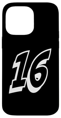 Nummer sechzehn #16 für Sportmannschaftsuniform Event 16 Hülle für iPhone 14 Pro Max Nummer sechzehn #16 für Sportmannschaftsuniform Event 16 Hülle für iPhone 14 Pro Max von Numbers for Sports Teams Uniform Events Birthdays
