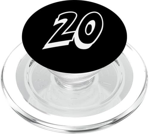 Nummer zwanzig #20 für Sportmannschaftsuniform Event 20 PopSockets PopGrip für MagSafe Nummer zwanzig #20 für Sportmannschaftsuniform Event 20 PopSockets PopGrip für MagSafe von Numbers for Sports Teams Uniform Events Birthdays