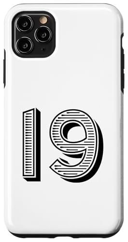 Number Nineteen #19 für Sportmann-Uniform, Geburtstag, Event Hülle für iPhone 11 Pro Max Number Nineteen #19 für Sportmann-Uniform, Geburtstag, Event Hülle für iPhone 11 Pro Max von Numbers for Sports Teams Uniform & Birthdays