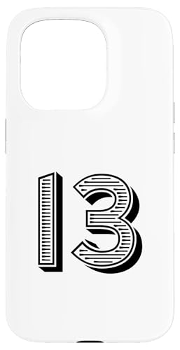 Number Thirteen #13 für Sportmann-Uniform, Geburtstag, Event Hülle für iPhone 15 Pro Number Thirteen #13 für Sportmann-Uniform, Geburtstag, Event Hülle für iPhone 15 Pro von Numbers for Sports Teams Uniform & Birthdays