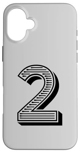 Nummer 2 #2 für Sportmann-Uniform, Event oder Geburtstag Hülle für iPhone 16 Plus Nummer 2 #2 für Sportmann-Uniform, Event oder Geburtstag Hülle für iPhone 16 Plus von Numbers for Sports Teams Uniform & Birthdays