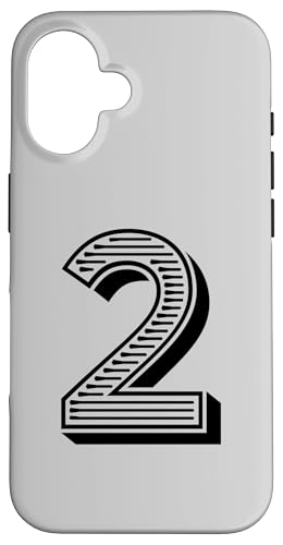 Nummer 2 #2 für Sportmann-Uniform, Event oder Geburtstag Hülle für iPhone 16 Nummer 2 #2 für Sportmann-Uniform, Event oder Geburtstag Hülle für iPhone 16 von Numbers for Sports Teams Uniform & Birthdays