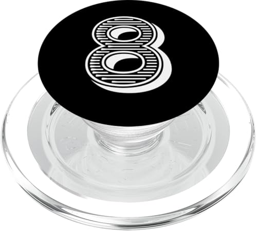 Nummer Acht #8 Sportmannschaftsuniform PopSockets PopGrip für MagSafe Nummer Acht #8 Sportmannschaftsuniform PopSockets PopGrip für MagSafe von Numbers for Sports Teams Uniform & Birthdays
