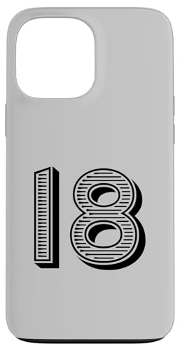 Nummer Eighteen #18 für Sportteam Uniform Event Hülle für iPhone 13 Pro Max Nummer Eighteen #18 für Sportteam Uniform Event Hülle für iPhone 13 Pro Max von Numbers for Sports Teams Uniform & Birthdays