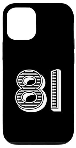 Nummer Eighty One #81 für Sportmannschafts-Uniform Event Hülle für iPhone 12/12 Pro Nummer Eighty One #81 für Sportmannschafts-Uniform Event Hülle für iPhone 12/12 Pro von Numbers for Sports Teams Uniform & Birthdays