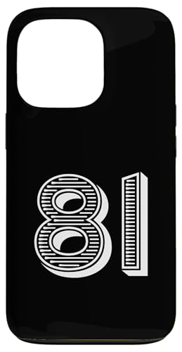 Nummer Eighty One #81 für Sportmannschafts-Uniform Event Hülle für iPhone 13 Pro Nummer Eighty One #81 für Sportmannschafts-Uniform Event Hülle für iPhone 13 Pro von Numbers for Sports Teams Uniform & Birthdays