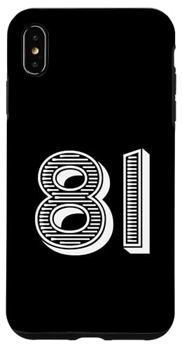 Nummer Eighty One #81 für Sportmannschafts-Uniform Event Hülle für iPhone XS Max Nummer Eighty One #81 für Sportmannschafts-Uniform Event Hülle für iPhone XS Max von Numbers for Sports Teams Uniform & Birthdays