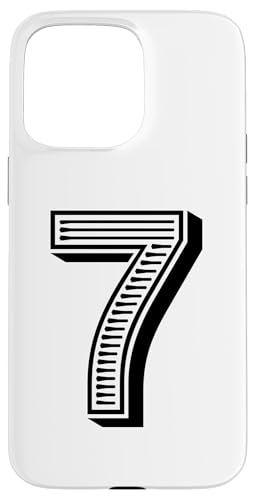 Nummer Seven #7 für Sportmann-Uniform Event oder Geburtstag Hülle für iPhone 15 Pro Max Nummer Seven #7 für Sportmann-Uniform Event oder Geburtstag Hülle für iPhone 15 Pro Max von Numbers for Sports Teams Uniform & Birthdays