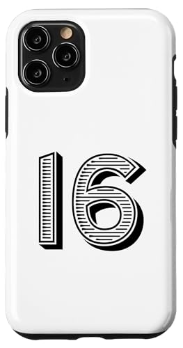 Nummer Sixteen #16 für Sportteam Uniform Event Hülle für iPhone 11 Pro Nummer Sixteen #16 für Sportteam Uniform Event Hülle für iPhone 11 Pro von Numbers for Sports Teams Uniform & Birthdays