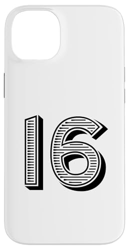 Nummer Sixteen #16 für Sportteam Uniform Event Hülle für iPhone 14 Plus Nummer Sixteen #16 für Sportteam Uniform Event Hülle für iPhone 14 Plus von Numbers for Sports Teams Uniform & Birthdays