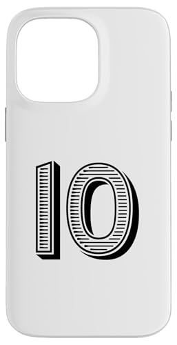 Nummer Ten #10 für Sportmann-Uniform, Event oder Geburtstag Hülle für iPhone 14 Pro Max Nummer Ten #10 für Sportmann-Uniform, Event oder Geburtstag Hülle für iPhone 14 Pro Max von Numbers for Sports Teams Uniform & Birthdays