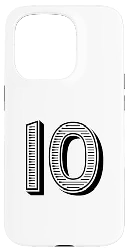 Nummer Ten #10 für Sportmann-Uniform, Event oder Geburtstag Hülle für iPhone 15 Pro Nummer Ten #10 für Sportmann-Uniform, Event oder Geburtstag Hülle für iPhone 15 Pro von Numbers for Sports Teams Uniform & Birthdays
