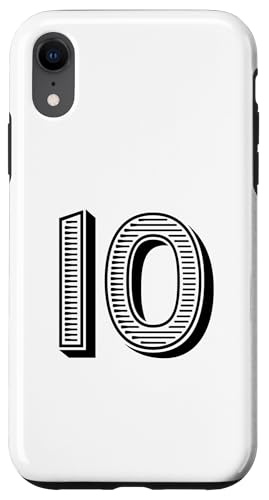 Nummer Ten #10 für Sportmann-Uniform, Event oder Geburtstag Hülle für iPhone XR Nummer Ten #10 für Sportmann-Uniform, Event oder Geburtstag Hülle für iPhone XR von Numbers for Sports Teams Uniform & Birthdays