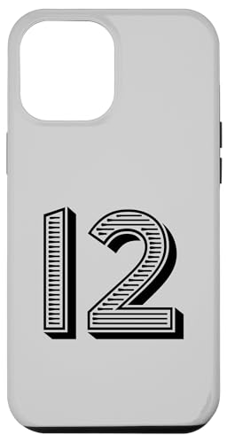 Nummer Twelve #12 für Sportmann-Uniform-Event oder Geburtstag Hülle für iPhone 12 Pro Max Nummer Twelve #12 für Sportmann-Uniform-Event oder Geburtstag Hülle für iPhone 12 Pro Max von Numbers for Sports Teams Uniform & Birthdays