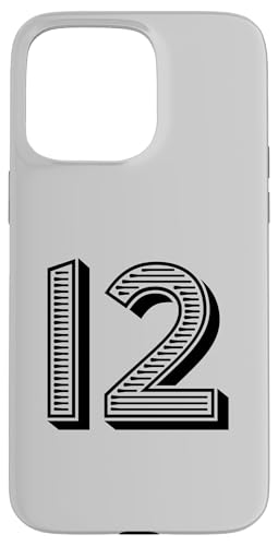 Nummer Twelve #12 für Sportmann-Uniform-Event oder Geburtstag Hülle für iPhone 15 Pro Max Nummer Twelve #12 für Sportmann-Uniform-Event oder Geburtstag Hülle für iPhone 15 Pro Max von Numbers for Sports Teams Uniform & Birthdays