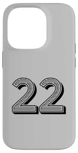Nummer Twenty Two #22 für Sportmann-Uniform-Event Hülle für iPhone 14 Pro Nummer Twenty Two #22 für Sportmann-Uniform-Event Hülle für iPhone 14 Pro von Numbers for Sports Teams Uniform & Birthdays