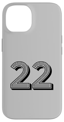Nummer Twenty Two #22 für Sportmann-Uniform-Event Hülle für iPhone 14 Nummer Twenty Two #22 für Sportmann-Uniform-Event Hülle für iPhone 14 von Numbers for Sports Teams Uniform & Birthdays