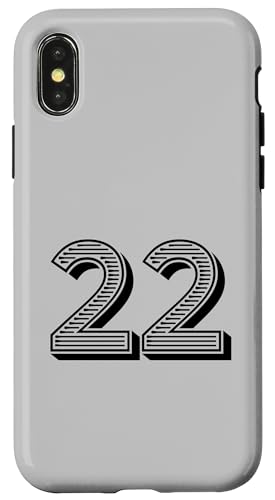 Nummer Twenty Two #22 für Sportmann-Uniform-Event Hülle für iPhone X/XS Nummer Twenty Two #22 für Sportmann-Uniform-Event Hülle für iPhone X/XS von Numbers for Sports Teams Uniform & Birthdays
