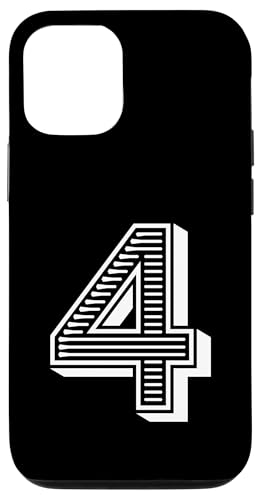 Nummer Vier #4 Sportmannschaftsuniform Hülle für iPhone 12/12 Pro Nummer Vier #4 Sportmannschaftsuniform Hülle für iPhone 12/12 Pro von Numbers for Sports Teams Uniform & Birthdays