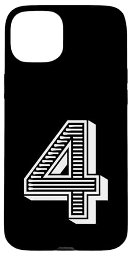 Nummer Vier #4 Sportmannschaftsuniform Hülle für iPhone 15 Plus Nummer Vier #4 Sportmannschaftsuniform Hülle für iPhone 15 Plus von Numbers for Sports Teams Uniform & Birthdays