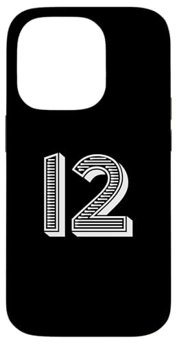 Nummer zwölf #12 Sportmannschaftsuniform Hülle für iPhone 14 Pro Nummer zwölf #12 Sportmannschaftsuniform Hülle für iPhone 14 Pro von Numbers for Sports Teams Uniform & Birthdays