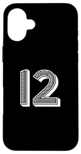 Nummer zwölf #12 Sportmannschaftsuniform Hülle für iPhone 16 Plus Nummer zwölf #12 Sportmannschaftsuniform Hülle für iPhone 16 Plus von Numbers for Sports Teams Uniform & Birthdays