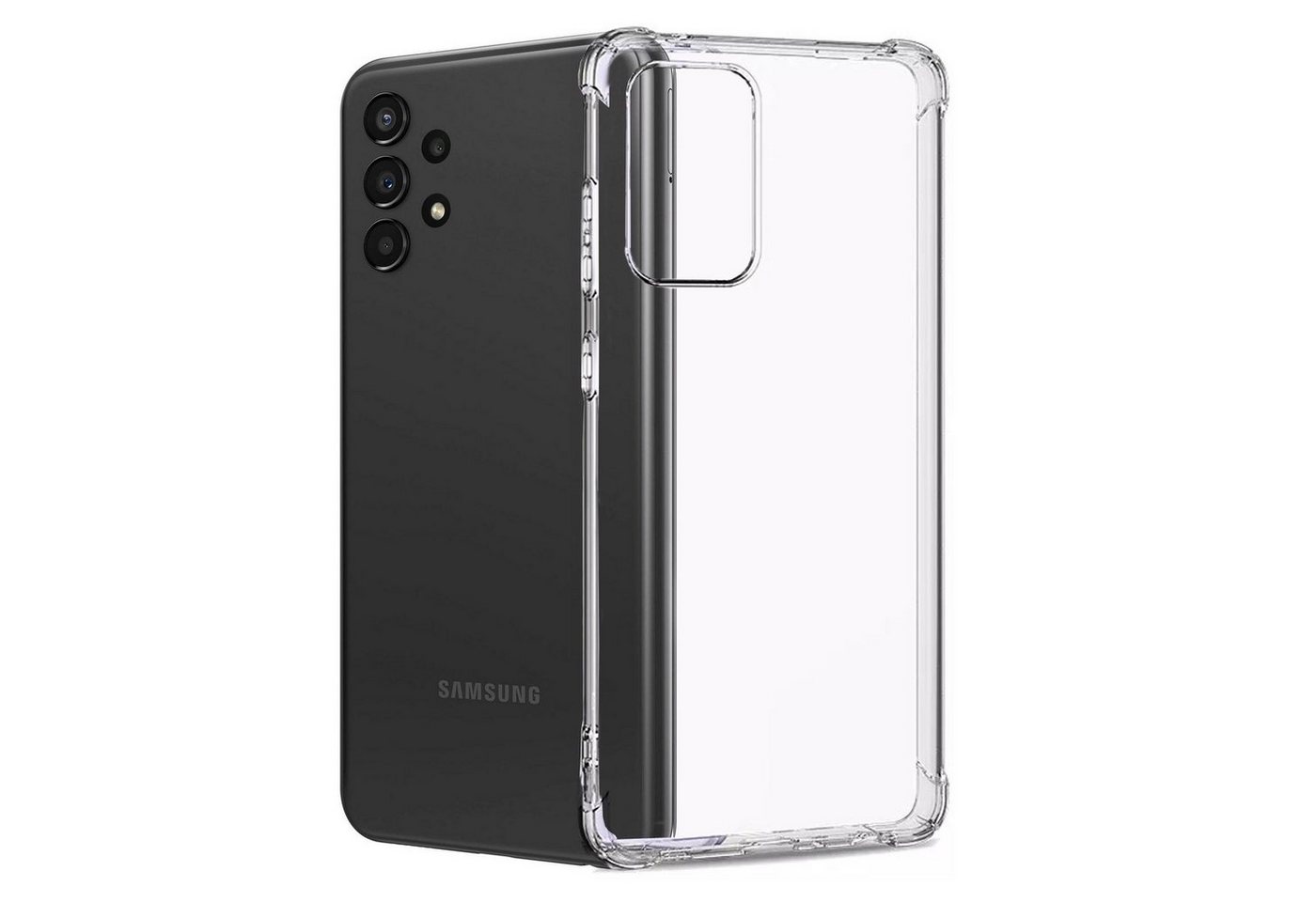 Numerva Handyhülle Anti Shock Case für Samsung Galaxy A04s, Air Bag Schutzhülle Handy Hülle Bumper Case von Numerva