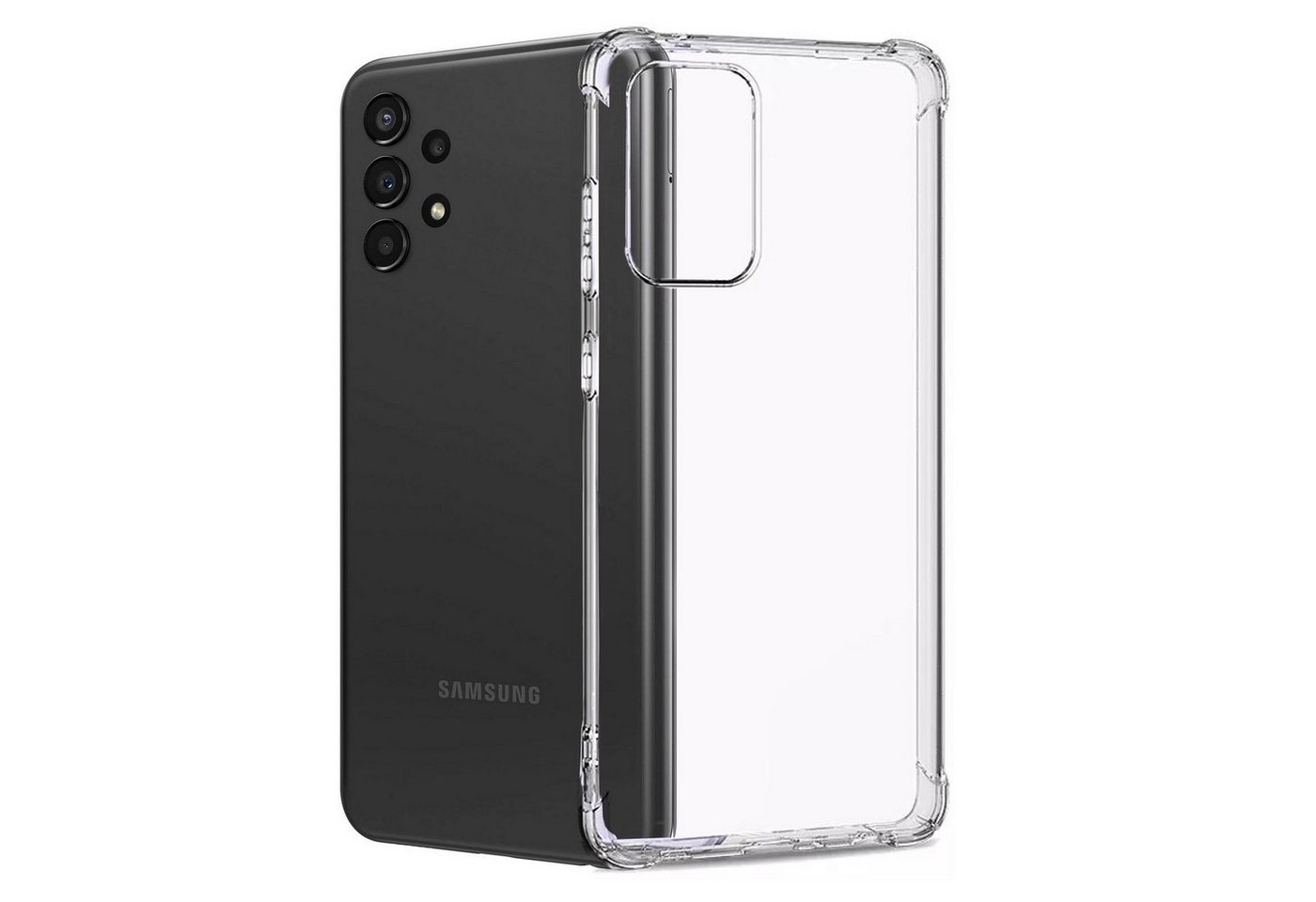Numerva Handyhülle Anti Shock Case für Samsung Galaxy A32 5G, Air Bag Schutzhülle Handy Hülle Bumper Case von Numerva