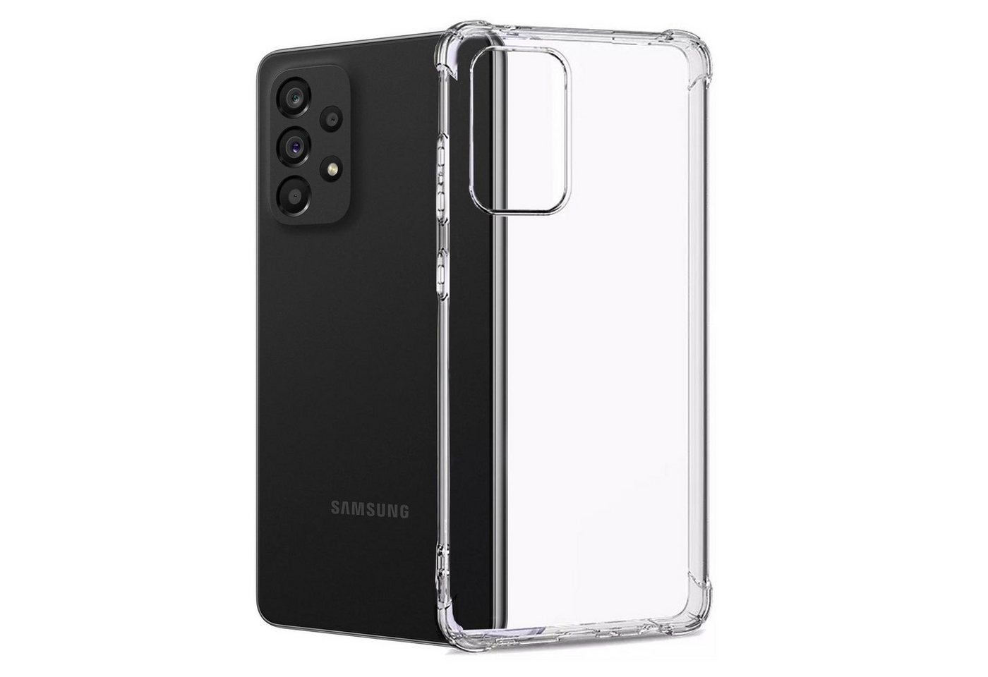 Numerva Handyhülle Anti Shock Case für Samsung Galaxy A33 5G, Air Bag Schutzhülle Handy Hülle Bumper Case von Numerva