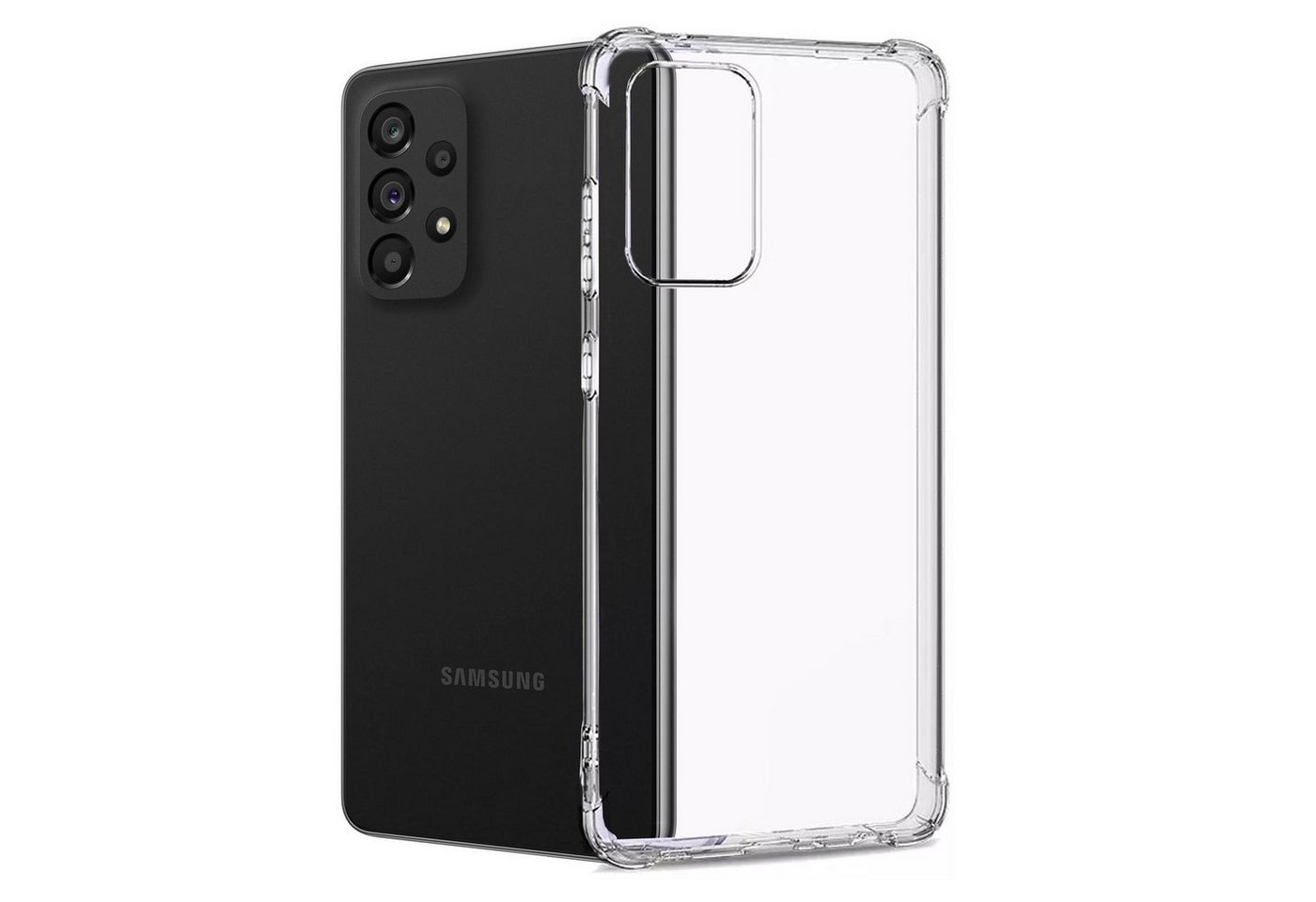 Numerva Handyhülle Anti Shock Case für Samsung Galaxy A52 / A52 5G, Air Bag Schutzhülle Handy Hülle Bumper Case von Numerva