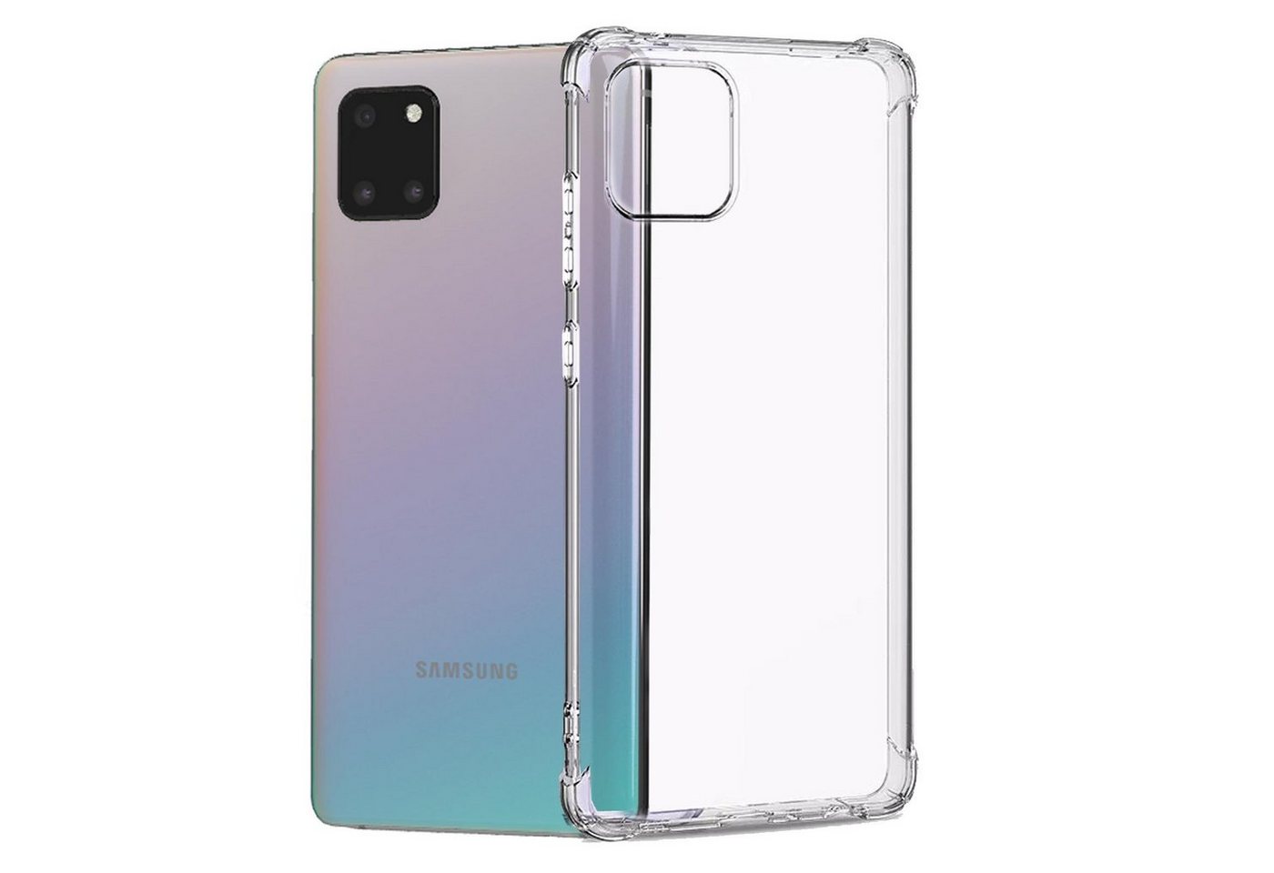 Numerva Handyhülle Anti Shock Case für Samsung Galaxy Note 10 Lite, Air Bag Schutzhülle Handy Hülle Bumper Case von Numerva