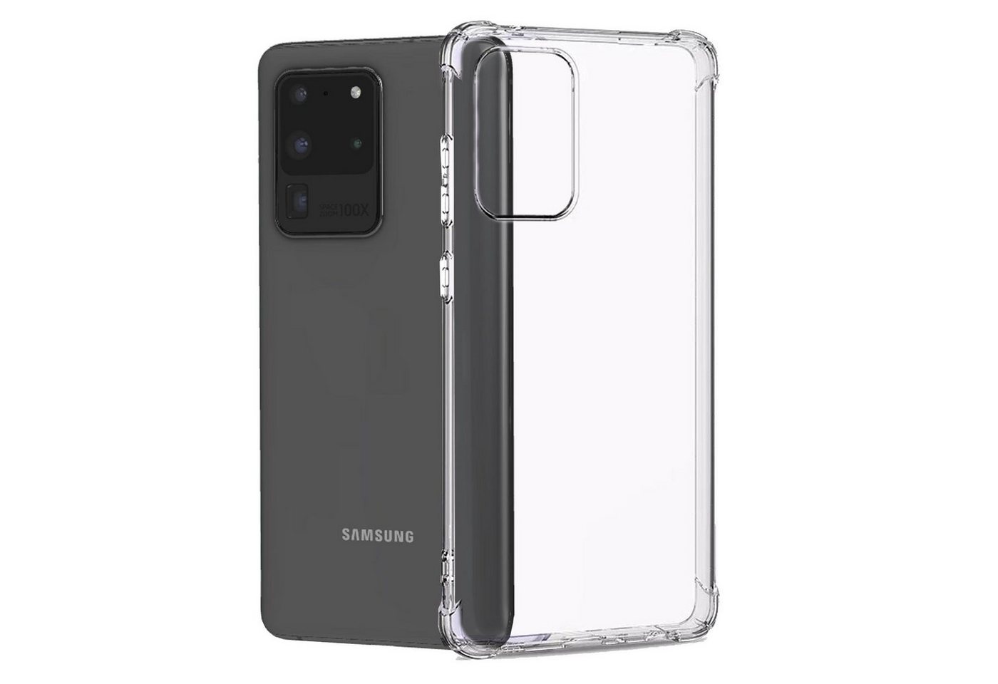 Numerva Handyhülle Anti Shock Case für Samsung Galaxy S20 Ultra, Air Bag Schutzhülle Handy Hülle Bumper Case von Numerva