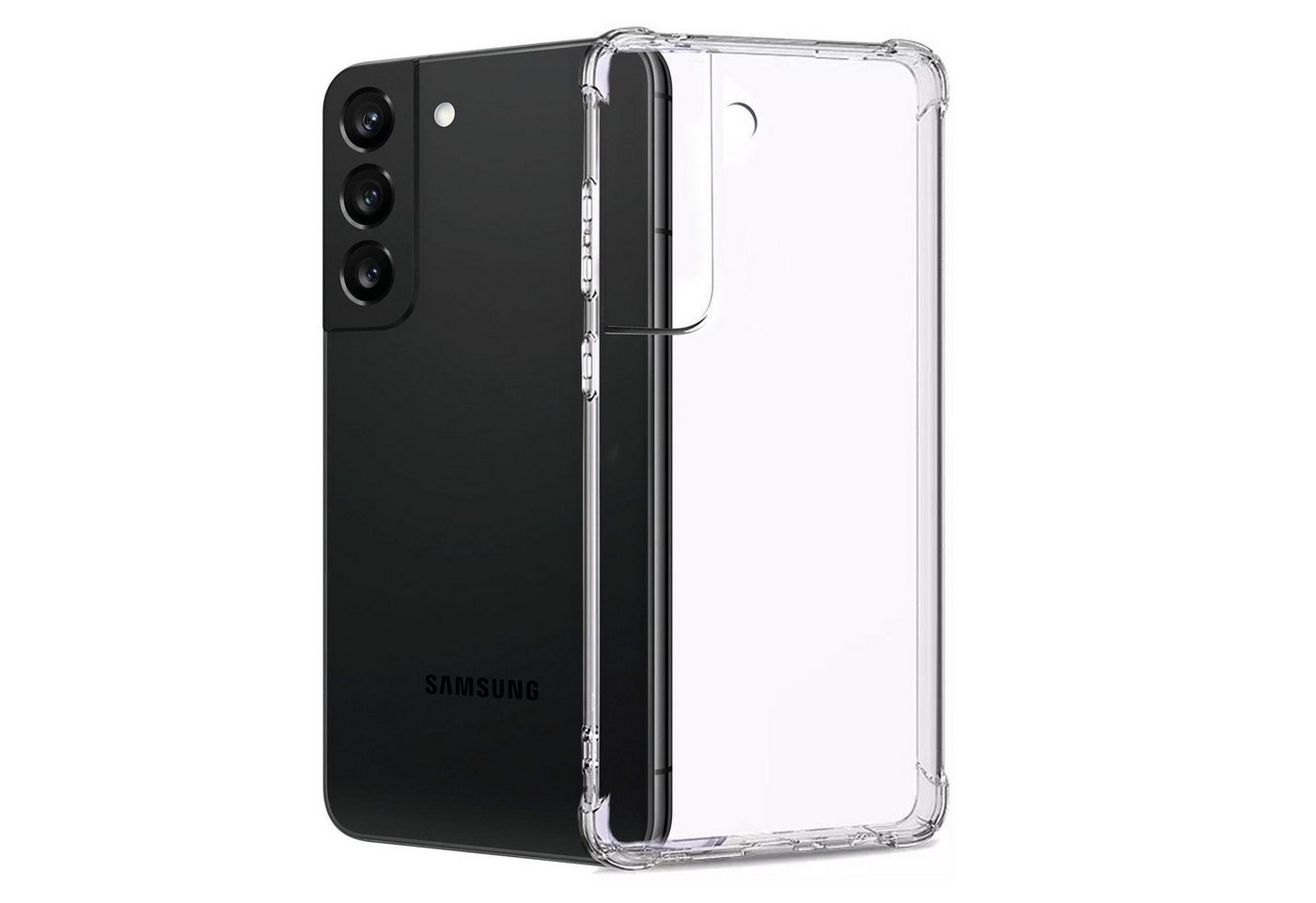 Numerva Handyhülle Anti Shock Case für Samsung Galaxy S21 Plus, Air Bag Schutzhülle Handy Hülle Bumper Case von Numerva