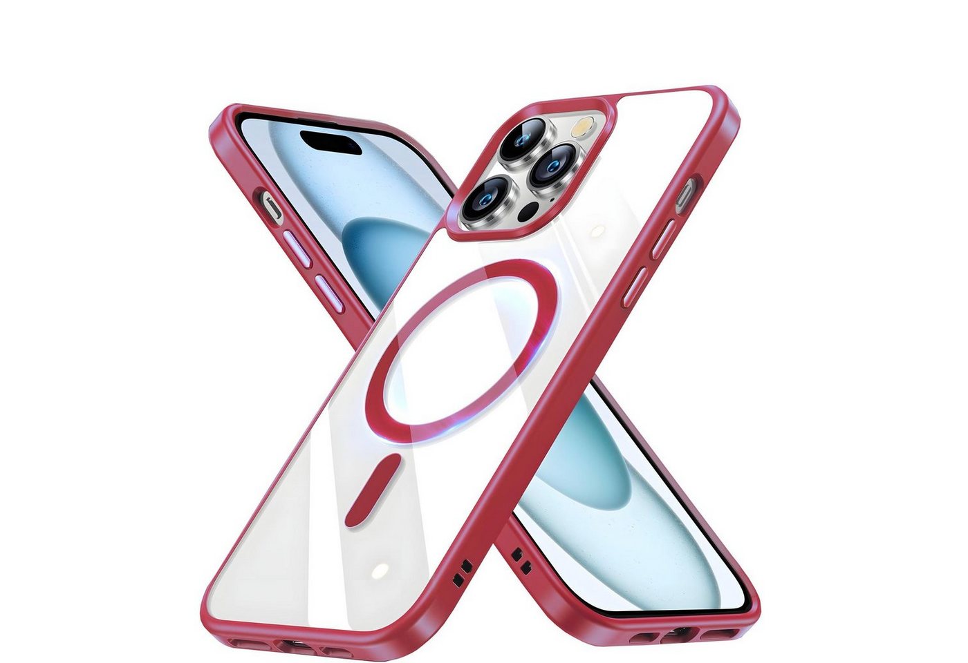 Numerva Handyhülle Handy Hülle für Apple iPhone 11 Pro Max, Magsafe Handy Schutzhülle Bumper Rückcover Case von Numerva