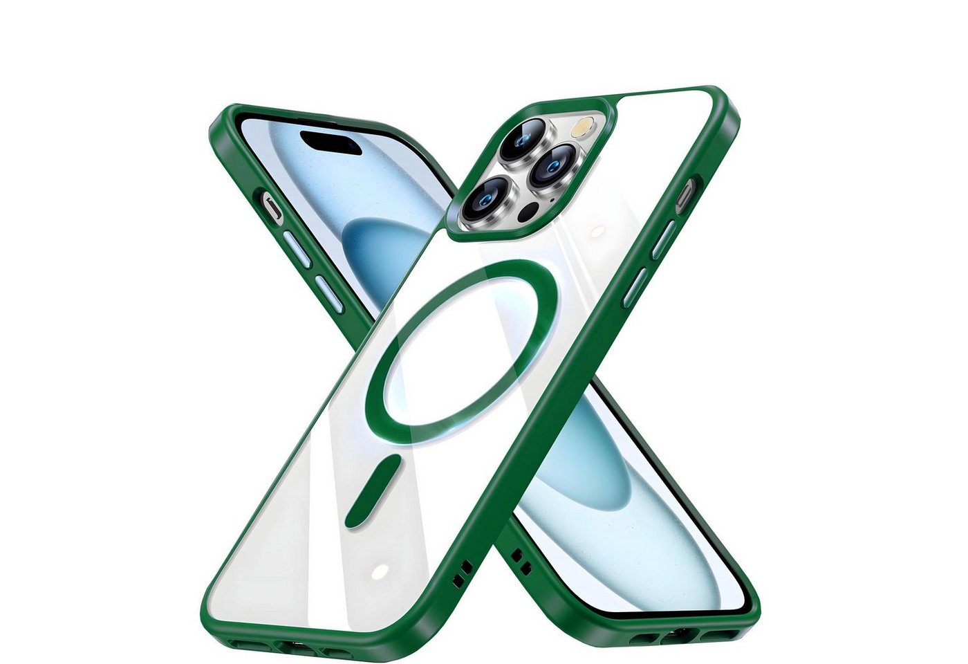 Numerva Handyhülle Handy Hülle für Apple iPhone 13, Magsafe Handy Schutzhülle Bumper Rückcover Case von Numerva