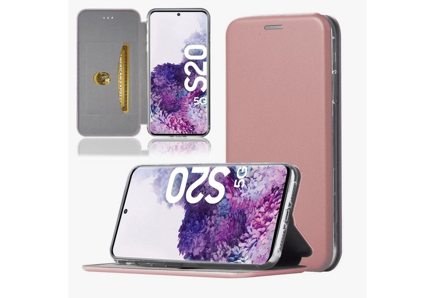 Numerva Handyhülle Hard Cover Etui für Samsung Galaxy S20, Flip Cover Schutz Hülle Tasche Numerva Handyhülle Hard Cover Etui für Samsung Galaxy S20, Flip Cover Schutz Hülle Tasche von Numerva