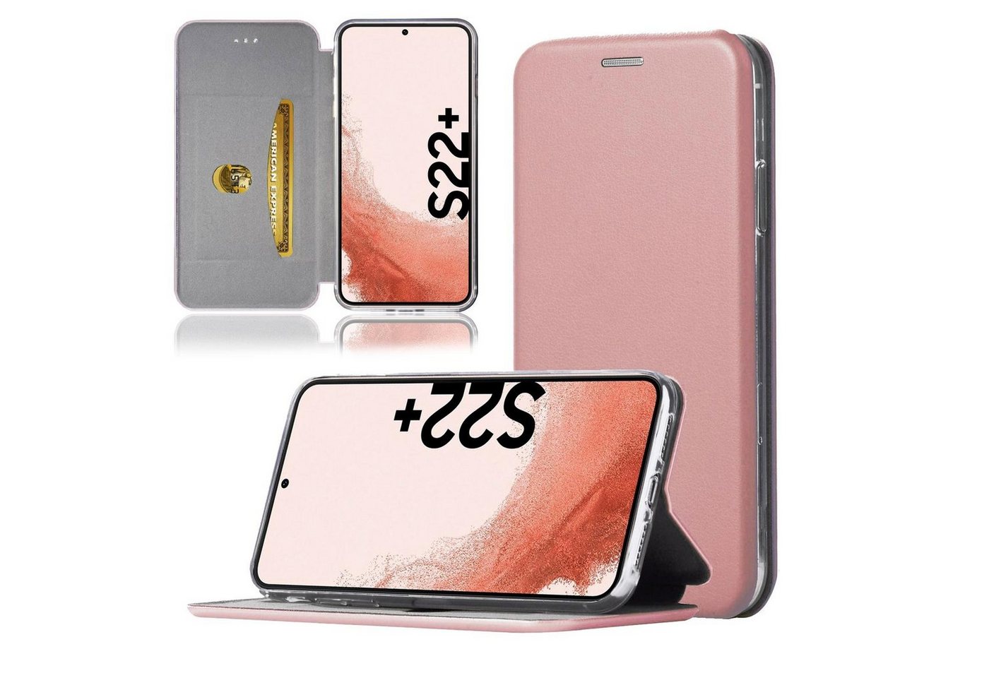 Numerva Handyhülle Hard Cover Etui für Samsung Galaxy S22 Plus, Flip Cover Schutz Hülle Tasche Numerva Handyhülle Hard Cover Etui für Samsung Galaxy S22 Plus, Flip Cover Schutz Hülle Tasche von Numerva