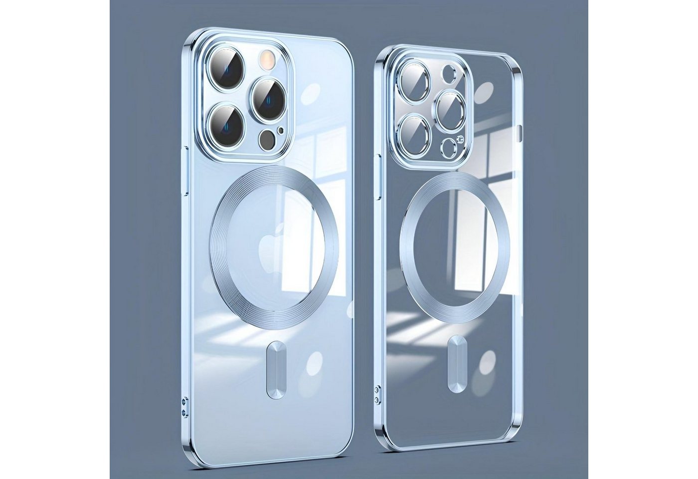 Numerva Handyhülle Magsafe Handy Hülle für Apple iPhone 12 Pro, Schutzhülle TPU Case Cover Bumper Magsafe Magnet und Kameraschutzglas von Numerva