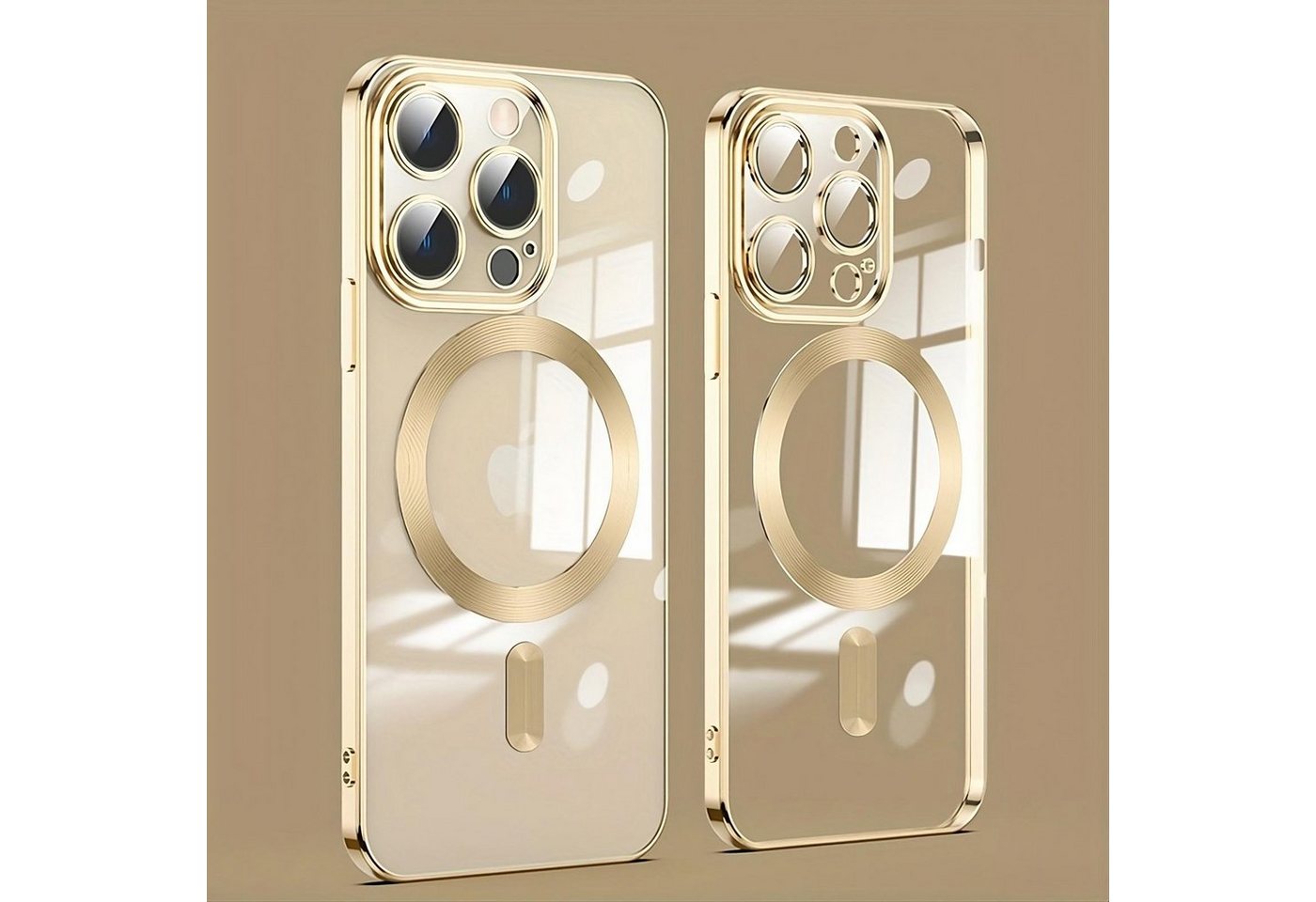 Numerva Handyhülle Magsafe Handy Hülle für Apple iPhone 12 Pro Max, Schutzhülle TPU Case Cover Bumper Magsafe Magnet und Kameraschutzglas Numerva Handyhülle Magsafe Handy Hülle für Apple iPhone 12 Pro Max, Schutzhülle TPU Case Cover Bumper Magsafe Magnet und Kameraschutzglas von Numerva
