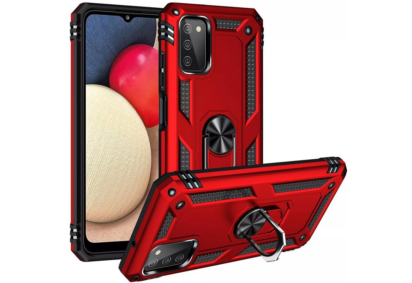 Numerva Handyhülle Schutz Hülle Outdoor Case für Xiaomi Redmi 12C, Panzer Hülle Bumper Case Cover von Numerva