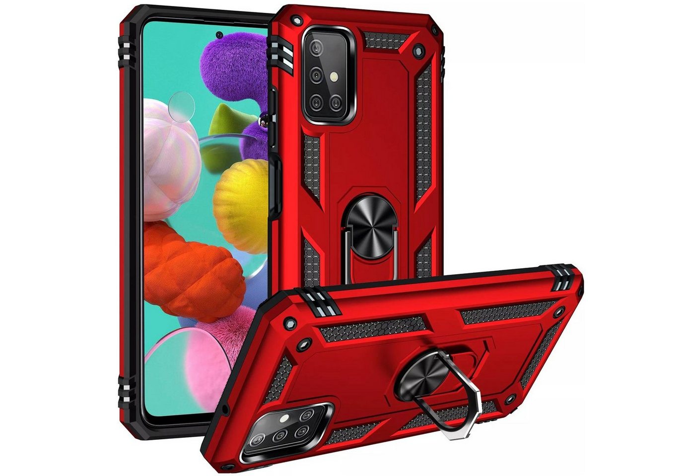 Numerva Handyhülle Schutz Hülle für Samsung Galaxy A52 / A52 5G, Outdoor Case Panzer Hülle Bumper Cover Numerva Handyhülle Schutz Hülle für Samsung Galaxy A52 / A52 5G, Outdoor Case Panzer Hülle Bumper Cover von Numerva