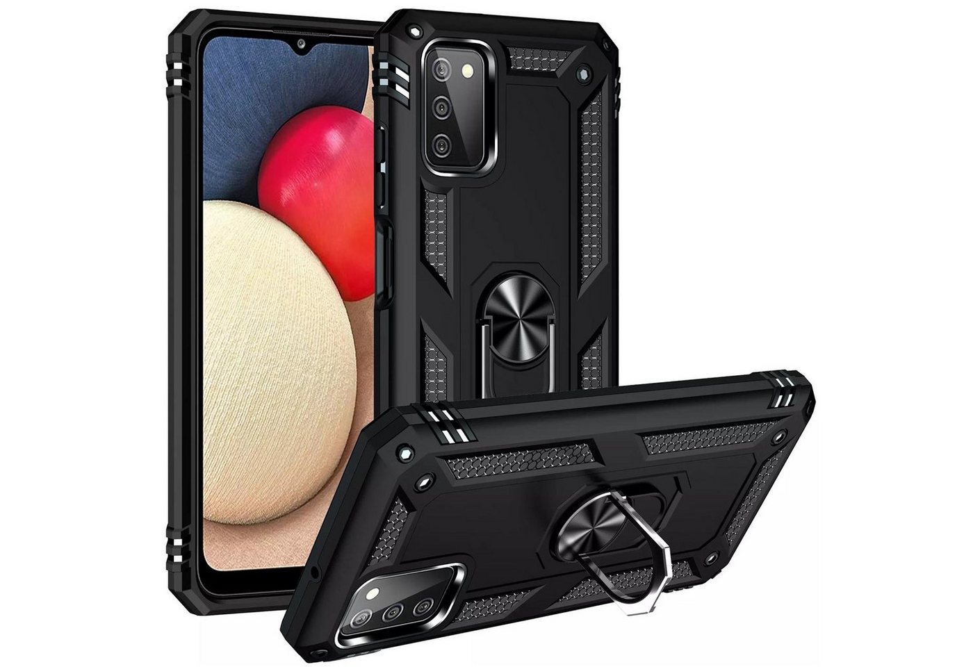 Numerva Handyhülle Schutz Hülle für Samsung Galaxy M53 5G, Outdoor Case Panzer Hülle Bumper Cover von Numerva